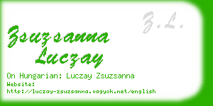 zsuzsanna luczay business card